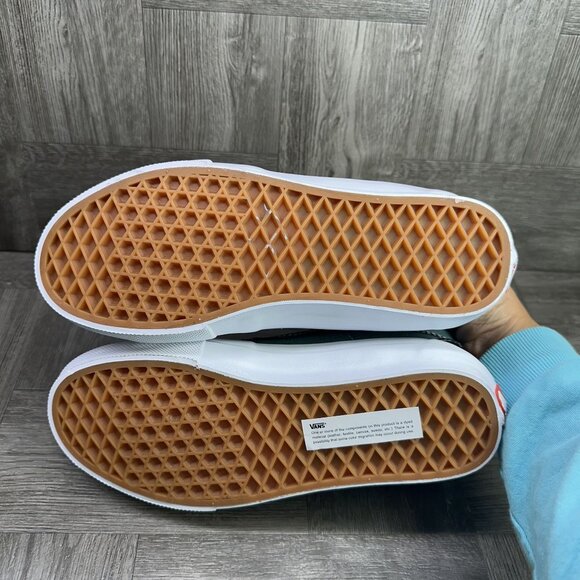 Vans Sk8-Hi Men's 6/Women's size 7.5 Black Dusty Green Skate Shoes - Picture 7 of 8